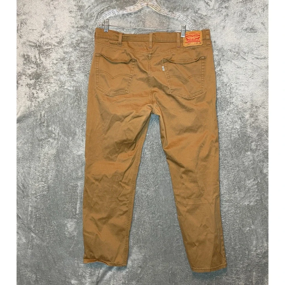 Levis 541 Mens Athletic Taper Brown Denim Jean‎ 38x31* Relaxed Casual Mid Rise